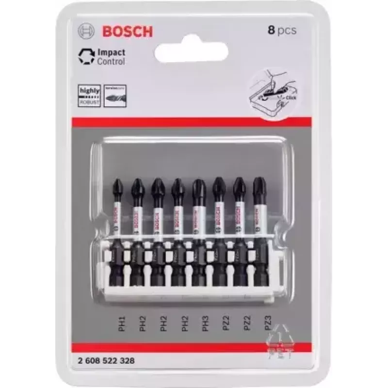 Skrūvgrieža uzgaļu komplekts Bosch 2 608 522 328