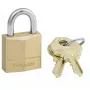 Čemodānu atslēgu piekaramā slēdzene MASTER LOCK 20 mm plata misiņa korpusa piekaramā slēdzene