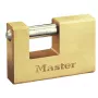 Piekaramā atslēga MASTERLOCK 85 mm plata masīva misiņa korpuss modelis 608EURD