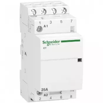 Papildkontakts Schneider Electric A9C20834 — daudzkrāsu, maiņstrāvas kontaktu nominālspriegums 240 V