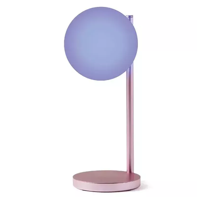 Galda LED lampa Lexon Bubble Lamp LH70LP gaiši rozā 15W ar bezvadu lādētāju