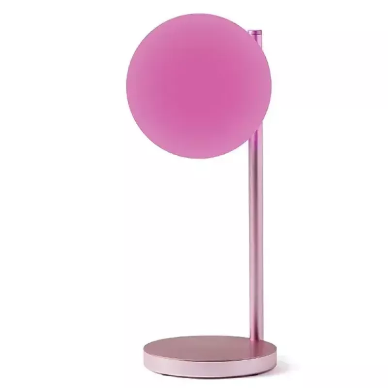 Galda LED lampa Lexon Bubble Lamp LH70LP gaiši rozā 15W ar bezvadu lādētāju