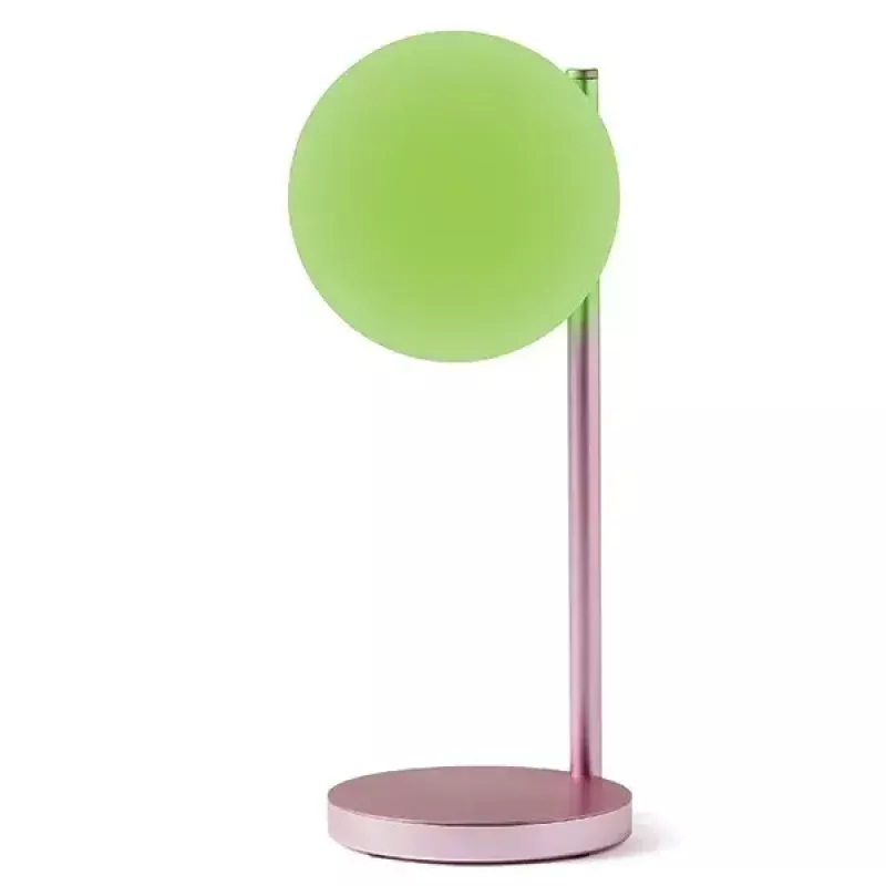 Galda LED lampa Lexon Bubble Lamp LH70LP gaiši rozā 15W ar bezvadu lādētāju