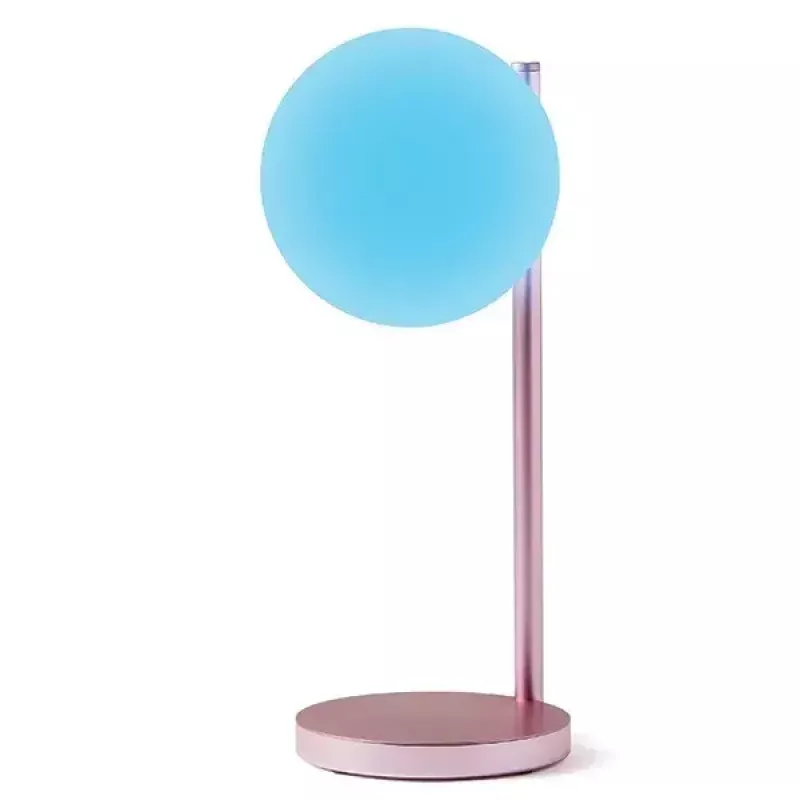 Galda LED lampa Lexon Bubble Lamp LH70LP gaiši rozā 15W ar bezvadu lādētāju