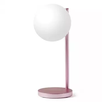 Galda LED lampa Lexon Bubble Lamp LH70LP gaiši rozā 15W ar bezvadu lādētāju