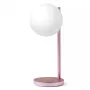 Galda LED lampa Lexon Bubble Lamp LH70LP gaiši rozā 15W ar bezvadu lādētāju