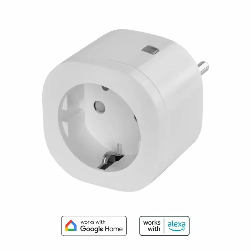 Viedkontaktligzda Omajin OSP-SK-01-EC ar Wi‑Fi un enerģijas uzraudzību