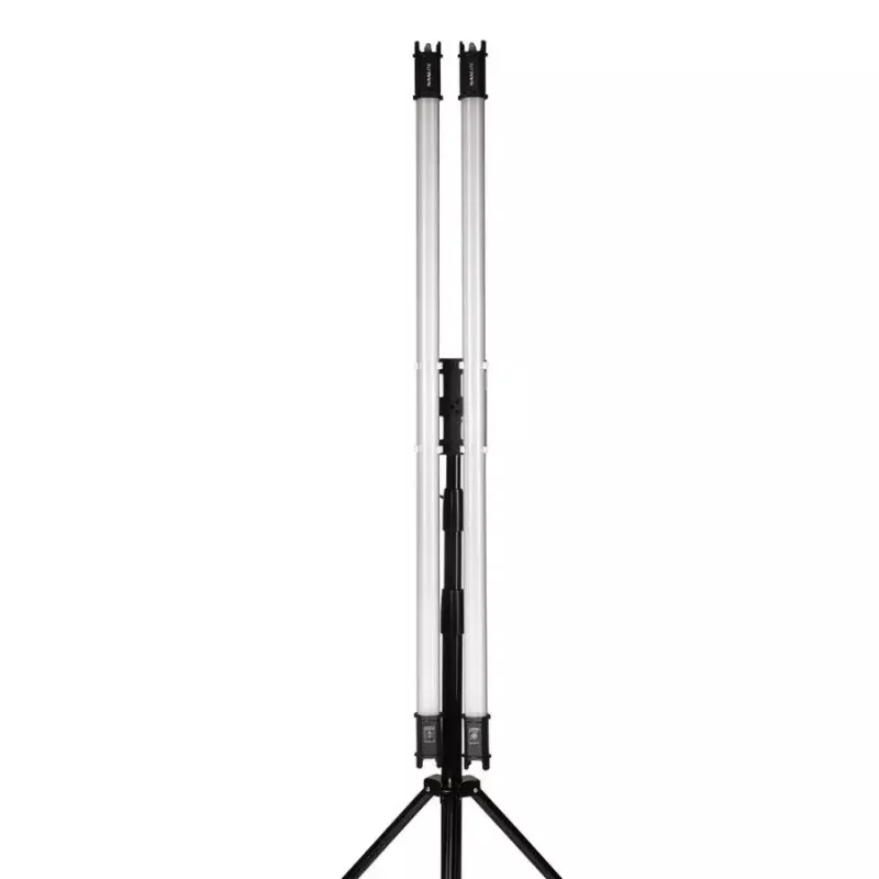 Montāžas komplekts Nanlite Pavotube Double Bank 2 T12 LED Pola Melns