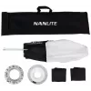 Gaismas modifikators Nanlite LT-FZ60 sudrabaini balts 45 cm diametrs