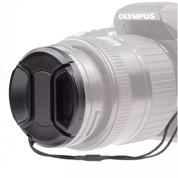 Objektīva vāciņš Kaiser Fototechnik 6847 4,3 cm melns DSLR kamerām