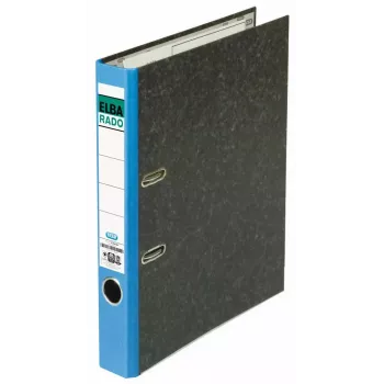 Mape Elba A4 50 mm zila – gredzenu saistvāks/sviras arhīva mape, modelis 100555308