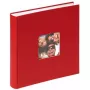 Fotoalbums Walther Design Fun FA208R sarkans 100 loksnes