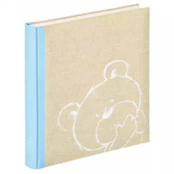 Fotoalbums Walther Design Baby Dreamtime zils brūns 50 loksnēm