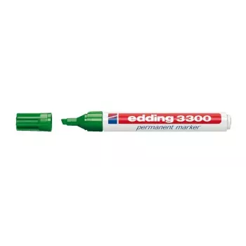 Pastāvīgais marķieris Edding 3300 zaļš 10 gab.
