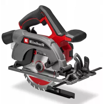 Bezvada ripzāģis EINHELL TE‑CS 18/165‑2 Li (Solo) — 18 V, max griešanas dziļums 57 mm, ietver paralēlo vadotni, bez akumulatora/lādētāja