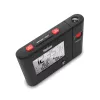 Digitālais modinātājpulkstenis Mebus 25795 melns taisnstūris baterija USB