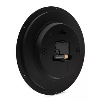 Wall/Table Clock Mebus 52826 Round Melns pelēka balta