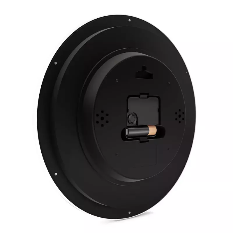 Wall/Table Clock Mebus 52826 Round Melns pelēka balta