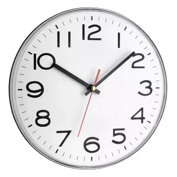 Kvarca pulkstenis TFA-Dostmann 60.3017 Circle pelēks balts sienas galda pulkstenis