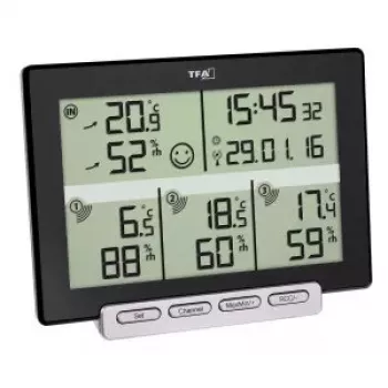 Temperatūras raidītājs tfa dostmann MULTI-SENS 0–50 °C āra, 1.5 V baterija, 120×157×42 mm