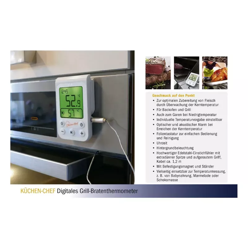 Pārtikas termometrs TFA-Dostmann KÜCHEN-CHEF -20 līdz 300 °C digitāls