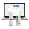 Vides sensors tfa dostmann WeatherHub viedās mājas bezvadu — Mitrums un temperatūra, Wi‑Fi, maiņstrāva/baterija (AA), 40×28×104 mm