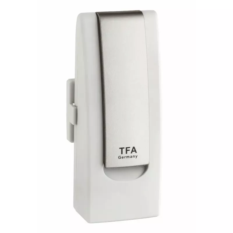 Vides sensors tfa dostmann WeatherHub viedās mājas bezvadu — Mitrums un temperatūra, Wi‑Fi, maiņstrāva/baterija (AA), 40×28×104 mm