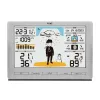 TFA-Dostmann Meteo Jack Silver iekštelpu/āra termometrs, higrometrs un barometrs