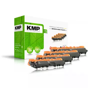 Toner KMP Brother TN-242BK/C/M/Y Multipack 2400 lapas Melna/Ciāna/fuksīna/Dzeltena