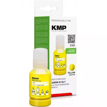 Cartridge KMP Canon Maxify GI56Y dzeltena