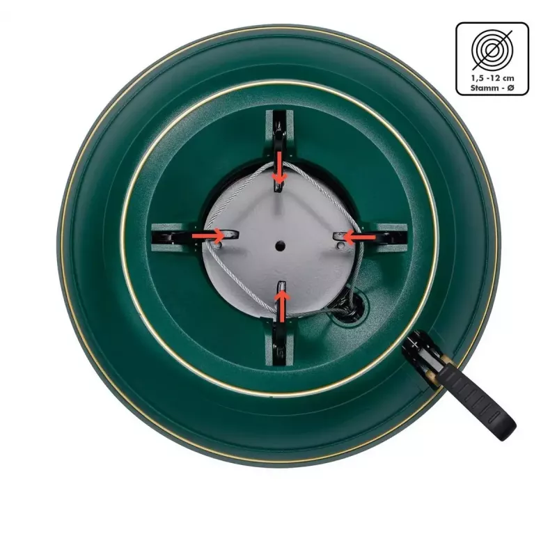 Ziemassvētku egles statīvs Krinner Classic zaļa 94001