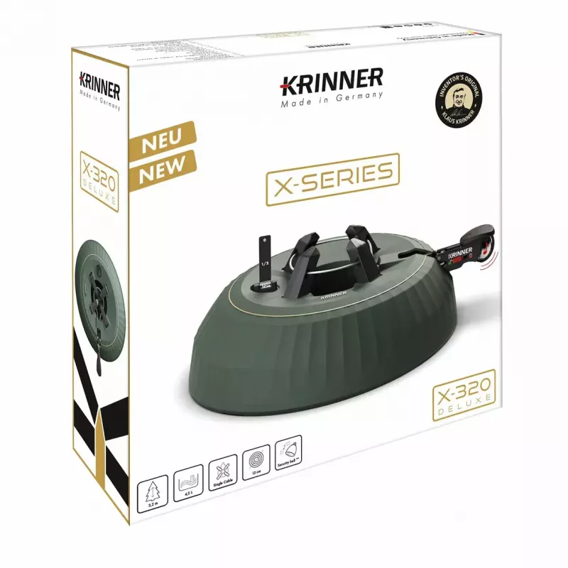 Krinner X-320 Deluxe Ziemassvētku egles statīvs zaļš 4,5L 39cm 6kg