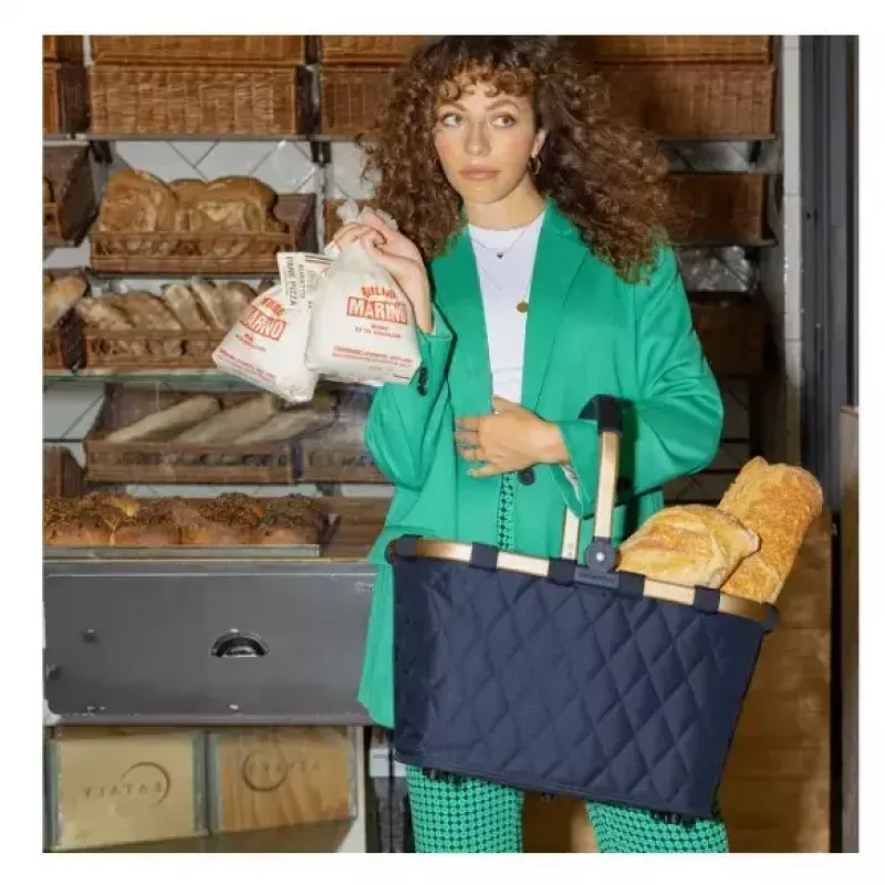 Iepirkumu grozs Reisenthel carrybag Gold 22L Pārstrādāta plastmasa