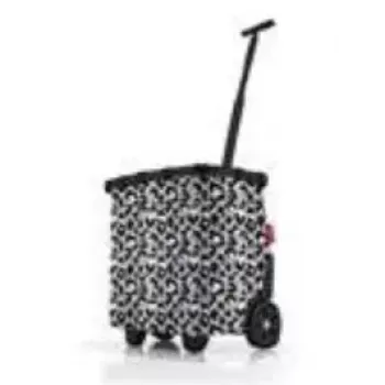 Trolley bag Reisenthel carrycruiser Melns balta 40L Aluminium Polyester