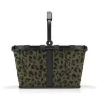 Iepirkumu grozs Reisenthel carrybag melns/brūns, alumīnija rāmis, poliesters, 22 L, 480×280 mm