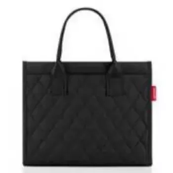 Tote bag Reisenthel daily shopper business — Poliesters, 14 L, Melns, Rāvējslēdzēja aizdare