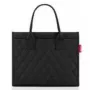 Tote bag Reisenthel daily shopper business — Poliesters, 14 L, Melns, Rāvējslēdzēja aizdare