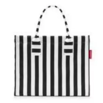 Tote bag Reisenthel Daily Shopper — Melnbalta, poliesters, 14 L, 420×170 mm