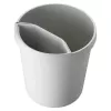 Miskaste Helit H6105882 18 L apaļa plastmasas pelēka