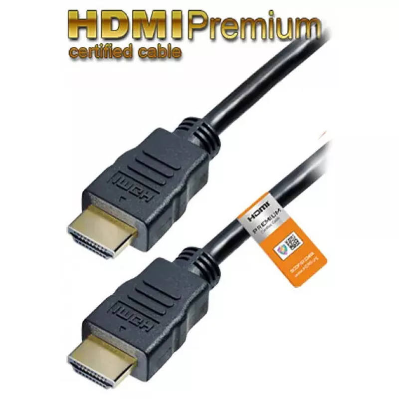 HDMI kabelis MaxTrack C 215-3, 3 m, HDMI Type A (vīrietis–vīrietis), HDMI 2.1, 18 Gbit/s, melns