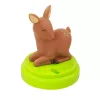 ANSMANN baby night-light 1800-0059 — LED, dzeltena gaisma, baterijas AA ×3, 119×119×137 mm, brūna/zaļa