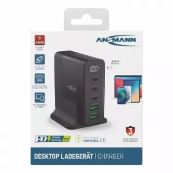 Iekštelpu lādētājs Ansmann DC5140PD Universal Melns USB ātrā uzlāde