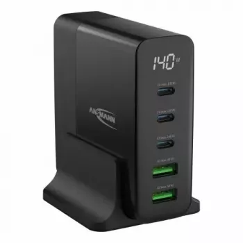 Iekštelpu lādētājs Ansmann DC5140PD Universal Melns USB ātrā uzlāde