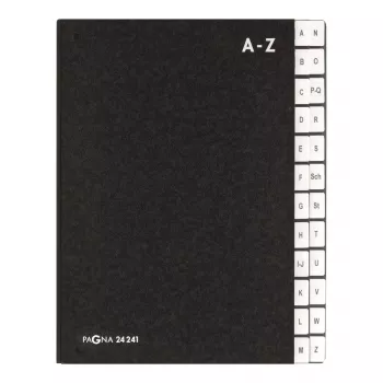 dalītāju grāmata Pagna 24241-04 melna A4