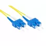 Optiskās šķiedras kabelis Alcasa LW-930SC 30 m 2x SC dzeltens