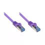 Tīkla kabelis Alcasa Cat6a RJ-45 3 m violets