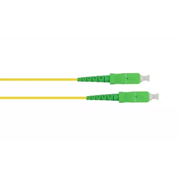 Optiskās šķiedras kabelis Alcasa LW-S902SASA 2m SC FTTH Dzeltens