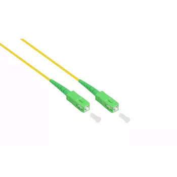 Optiskās šķiedras kabelis Alcasa LW-S902SASA 2m SC FTTH Dzeltens