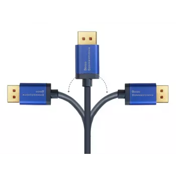 Video kabeļa adapteris Alcasa 4860-SF050B 5 m DisplayPort uz HDMI zils