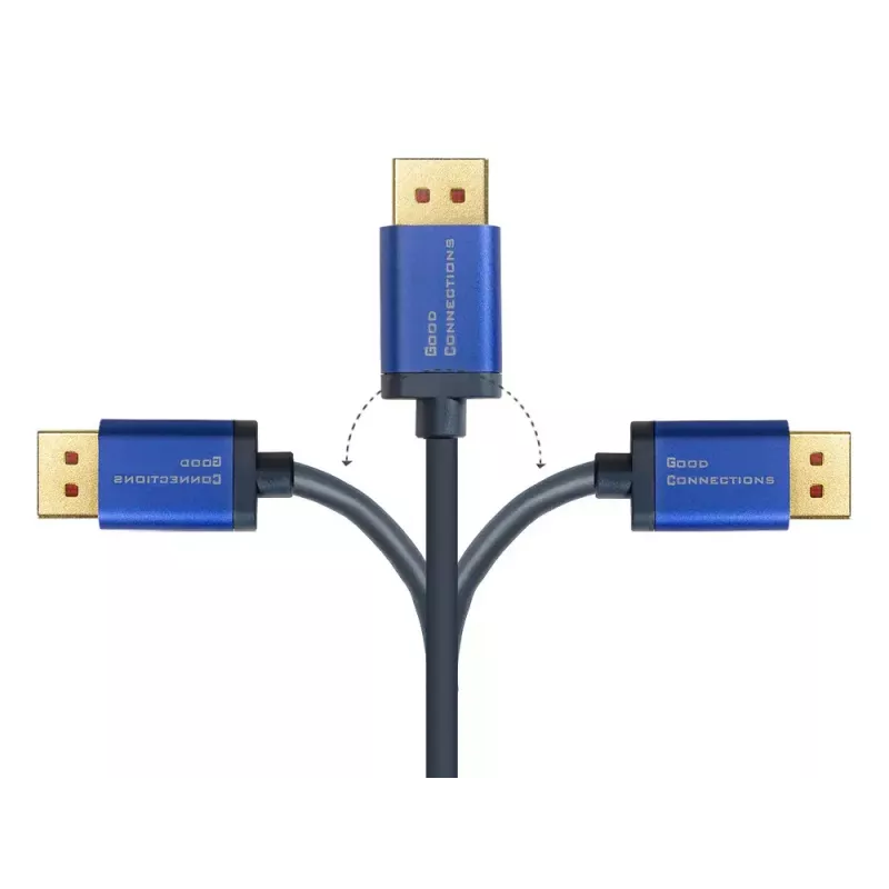 Video kabeļa adapteris Alcasa 4860-SF050B 5 m DisplayPort uz HDMI zils